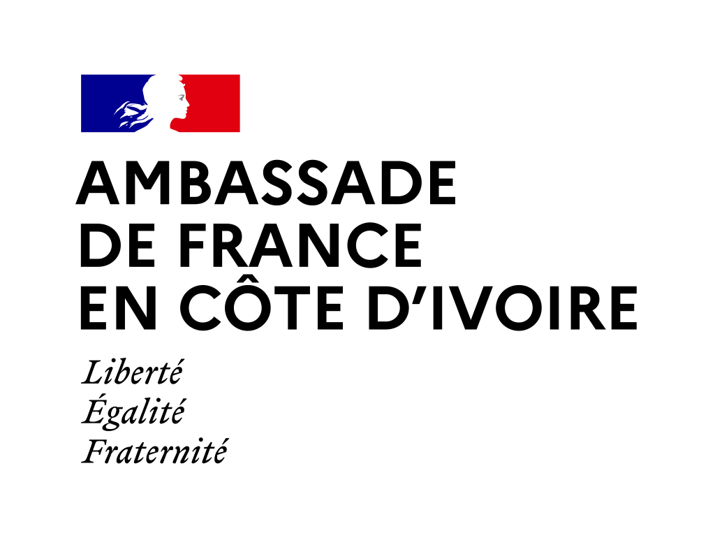 Fondation René Cassin, logo Ambassade de France en Côte d'Ivoire